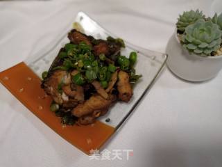 Stir-fried Grass Carp with Green Peppers recipe