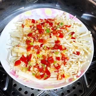 Steamed Enoki Mushroom recipe