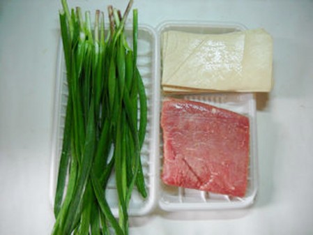 Leek-flavored Shredded Pork with Dried Tofu recipe