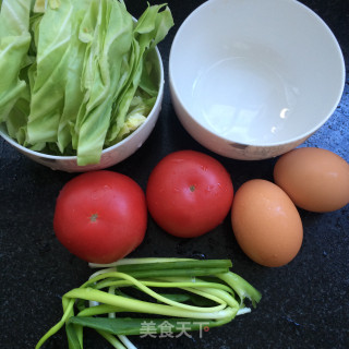 Cabbage Tomato Egg Soup recipe