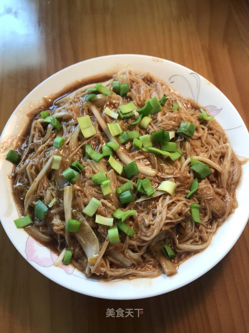 Stir-fried Enoki Mushroom recipe