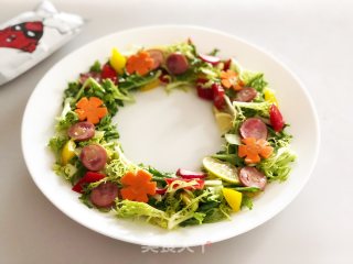 Delicacy Lime Wreath Salad recipe