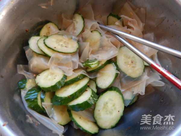 Cucumber Chilled Vermicelli recipe