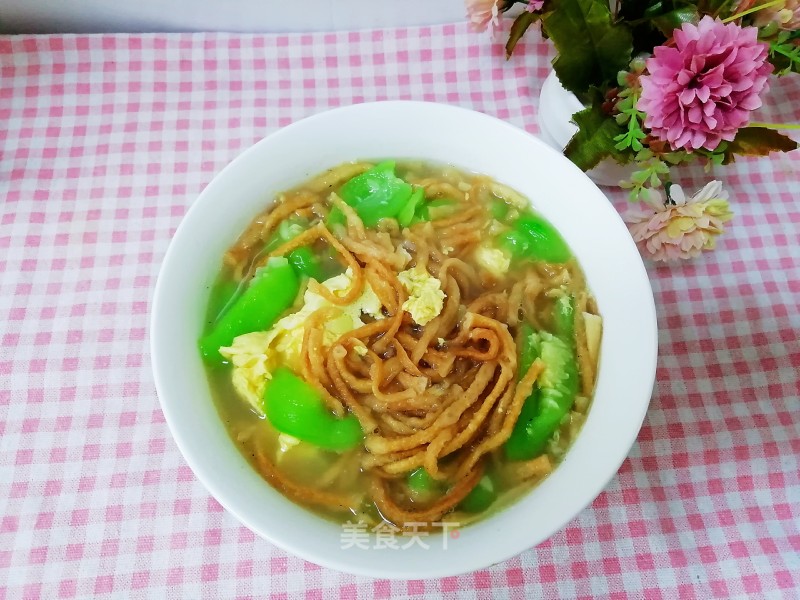Sesame Oil and Loofah Soup recipe