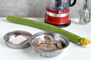 Shrimp and Loofah Cup recipe
