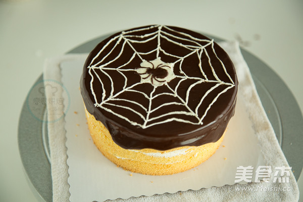 Halloween Chocolate Glaze Cake recipe