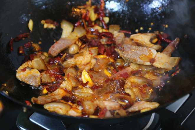 Stir-fried Bracken with Bacon recipe