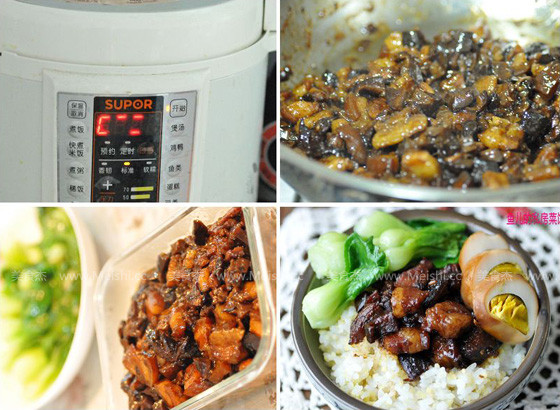 Taiwanese Braised Pork Rice recipe