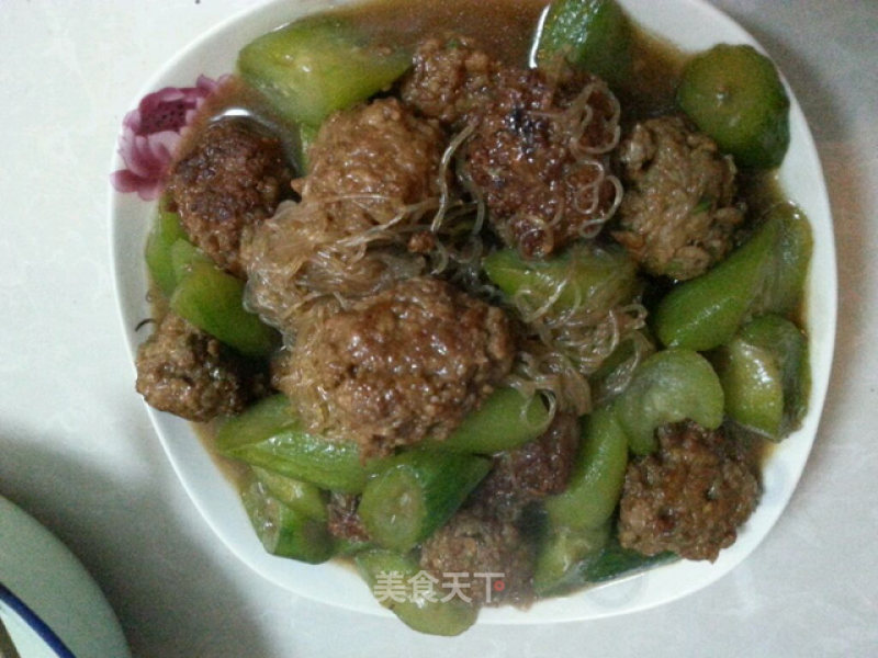 Loofah Burnt Meatballs