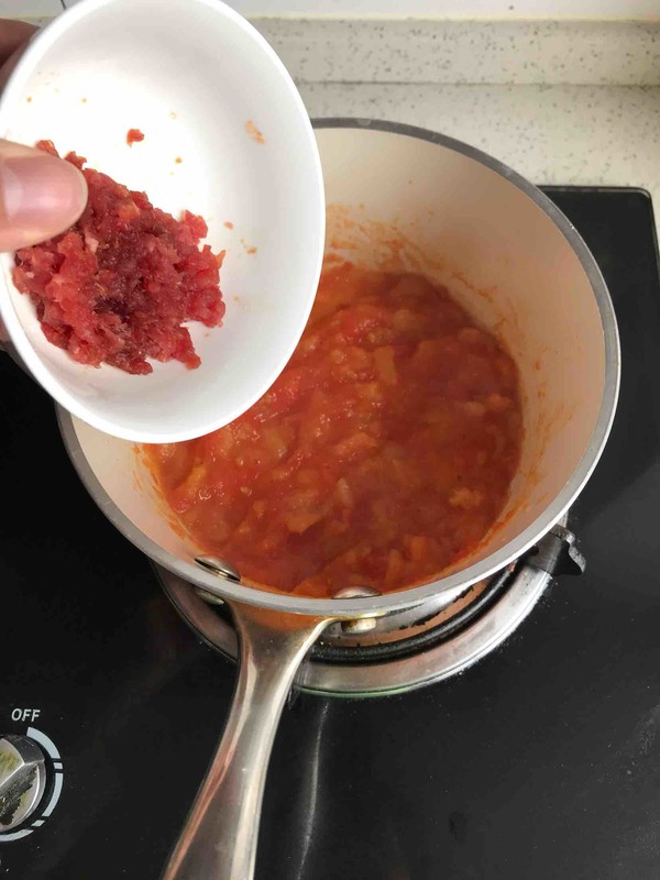 Tomato Minced Pork Gnocchi recipe