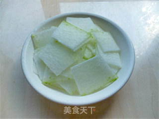 Crystal Winter Melon Slices with Minced Meat recipe