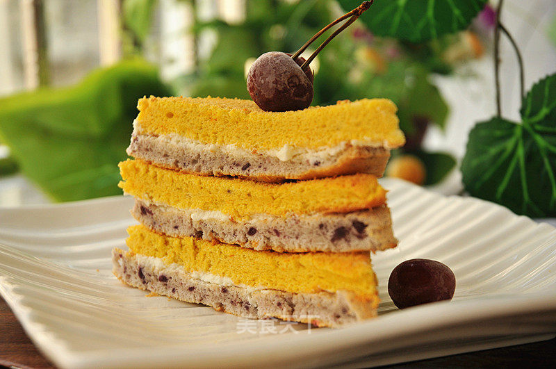 Two-color Cream Layer Cake recipe