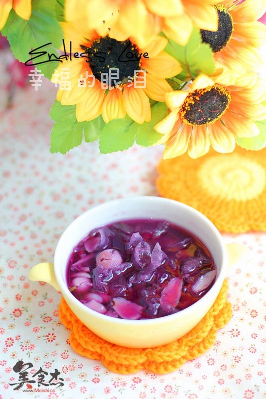 Purple Sweet Potato Tremella Lotus Seed Lily Syrup recipe