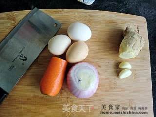 Scrambled Eggs with Onions and Carrots recipe