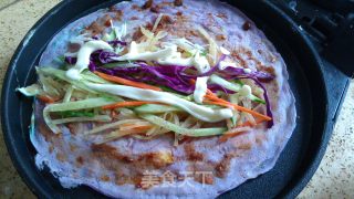 Korean Style Colorful Vegetable Burrito recipe