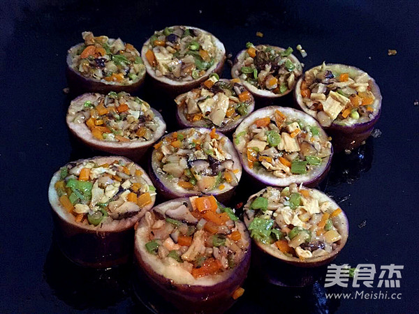 Hakka Stuffed Eggplant recipe