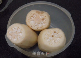 Rose Honey Glutinous Rice Lotus Root recipe