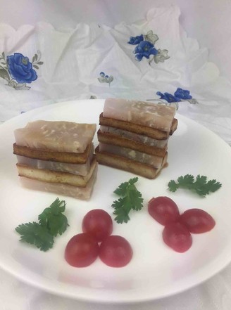 Pork Skin Jelly and Old Tofu Bin Plate