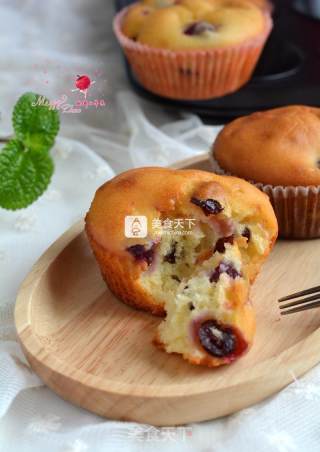 #aca烤明星大赛#cranberry Yogurt Muffin recipe