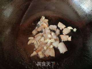 Fried Pork with Dried Tofu Skin recipe