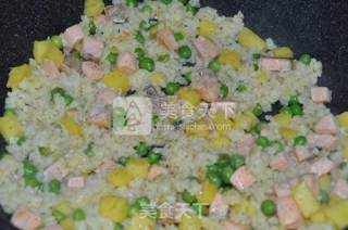 Salmon Fried Rice recipe