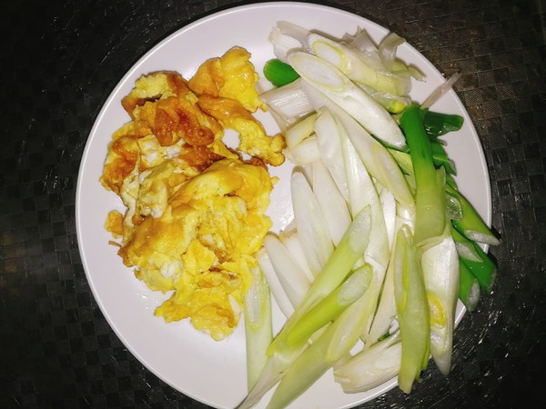 Shallots and Eggs with Fungus recipe