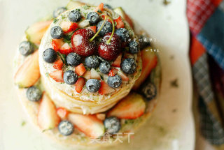 Enjoy A Fruit Feast: [fresh Fruit Naked Cake] recipe