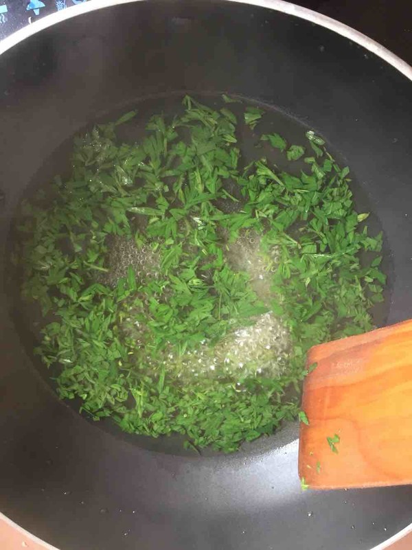 Mugwort Egg Soup recipe