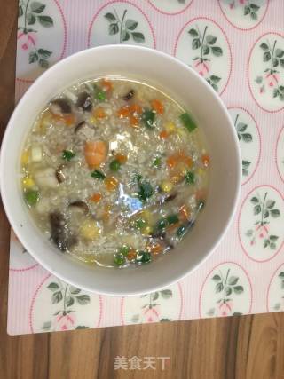 Sea Cucumber Vegetable Porridge recipe