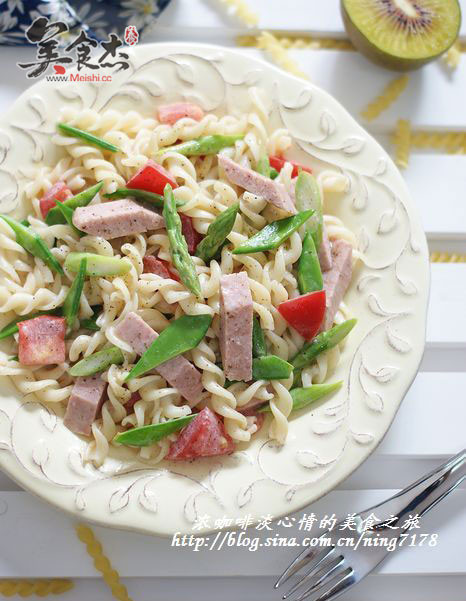 Spaghetti Salad with Luncheon Meat recipe