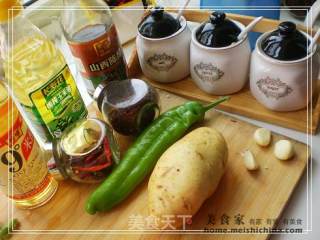 Hot and Sour Potato Shreds recipe