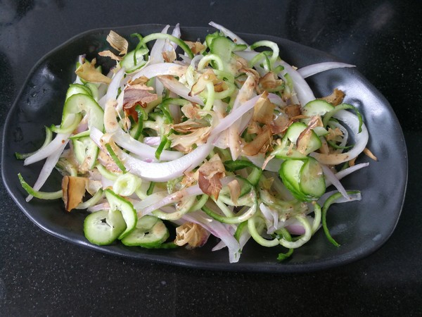 Cucumber with Onion recipe