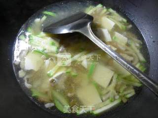 Three Silk Tofu Soup recipe