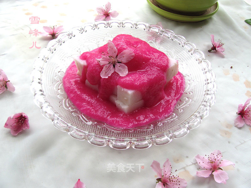 Peach Blossoms---stunning Yam recipe