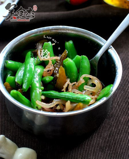 Iced Bamboo Shoots with Sweet Beans recipe