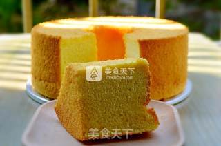 #aca烤明星大赛# Pumpkin Chiffon Cake recipe