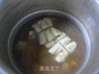 Noodle Knot Pork Ribs Soup recipe