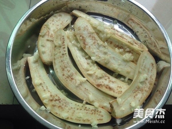 Steamed Eggplant with Garlic recipe