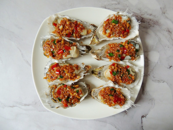 Steamed Oysters with Garlic Vermicelli recipe