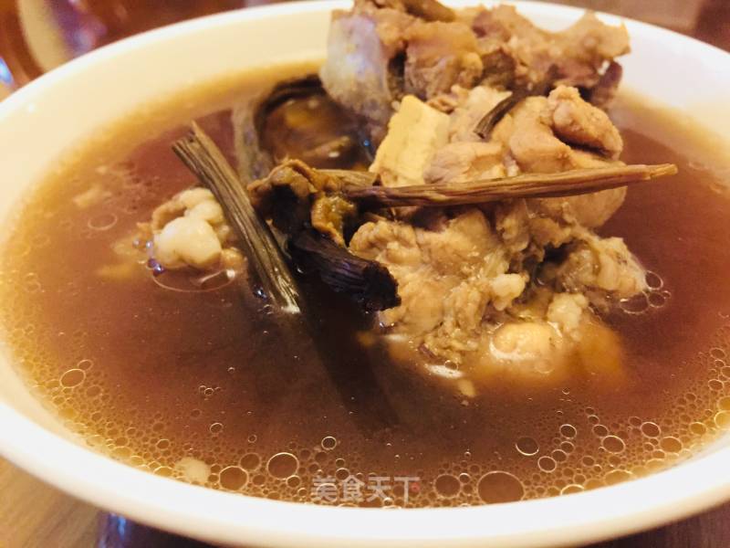 Tea Tree Mushroom in Bone Soup recipe
