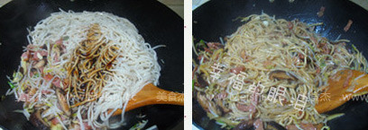 Fried Noodles with Mushrooms in Ginger Sauce recipe