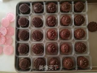 Chocolate Moon Cakes (super Detailed) recipe