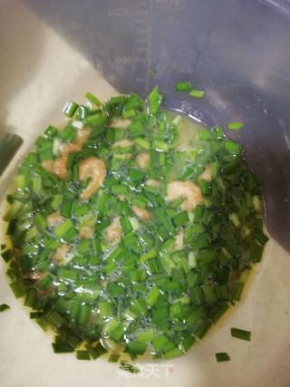 Leek and Dried Shrimp Omelette recipe