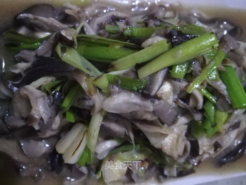 Green Garlic Oyster Mushroom recipe