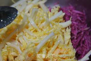 Sweet and Sour Cabbage Shredded Radish recipe