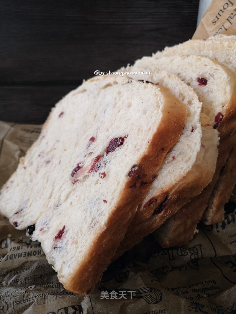 Medium Cranberry Toast recipe