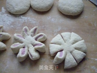 Purple Sweet Potato Mantou recipe