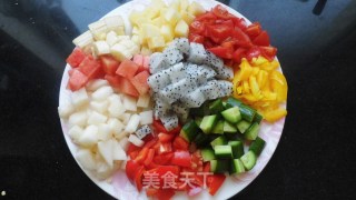 Assorted Vegetable and Fruit Salad recipe