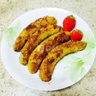Oatmeal Fried Banana recipe