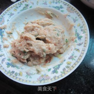 Scallion Fish Paste Meatballs recipe